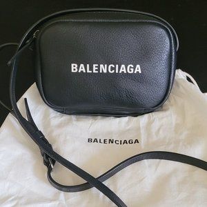 Balenciaga xs black camera bag